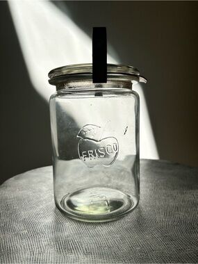 Frisco~ Vintage Mid-Century Danish Canning Jar 1 1/2 L